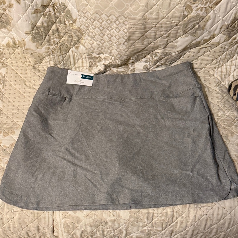 Lady Hagen Gray Mini Skort